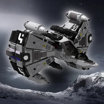 Gobricks MOC Space Series The Last Starfightered-строительные блоки Gunstar Fighters, фильм, космический корабль, дирижабль, кирпичи, игрушки